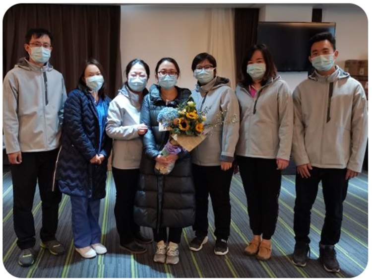 HXQC武漢分公司和青山分公司慰問馳援武漢北京醫療隊
