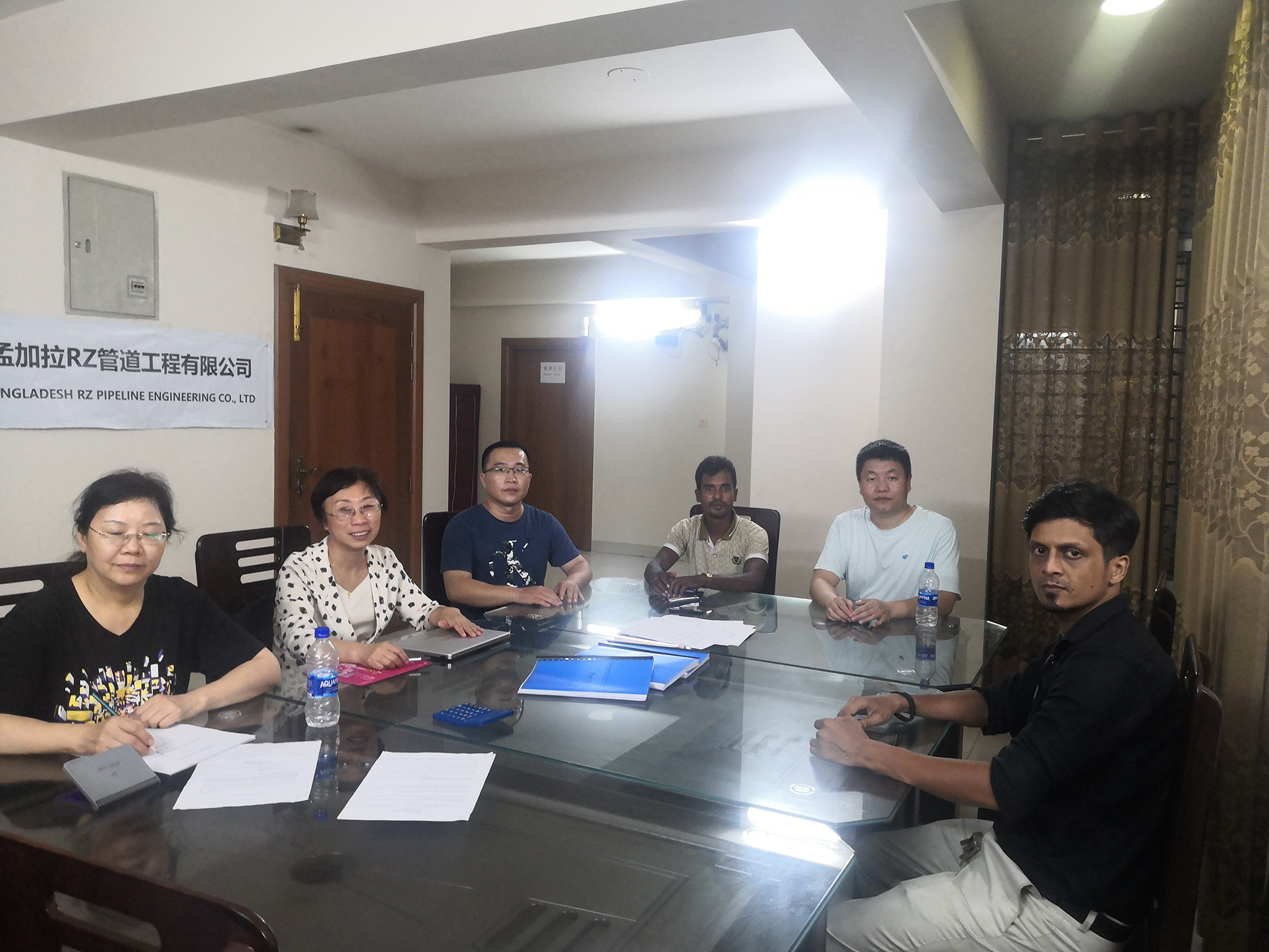 HXQC篤定前行 穩步推進國際業務 系列報道之二：HXQC為孟加拉RZ管道工程有限公司保駕護航